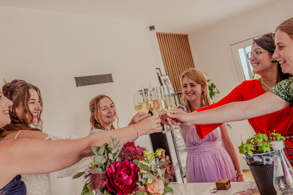 brautpaar bei hochzeit