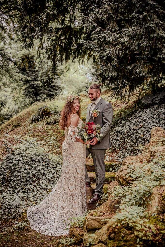 brautpaar bei hochzeit