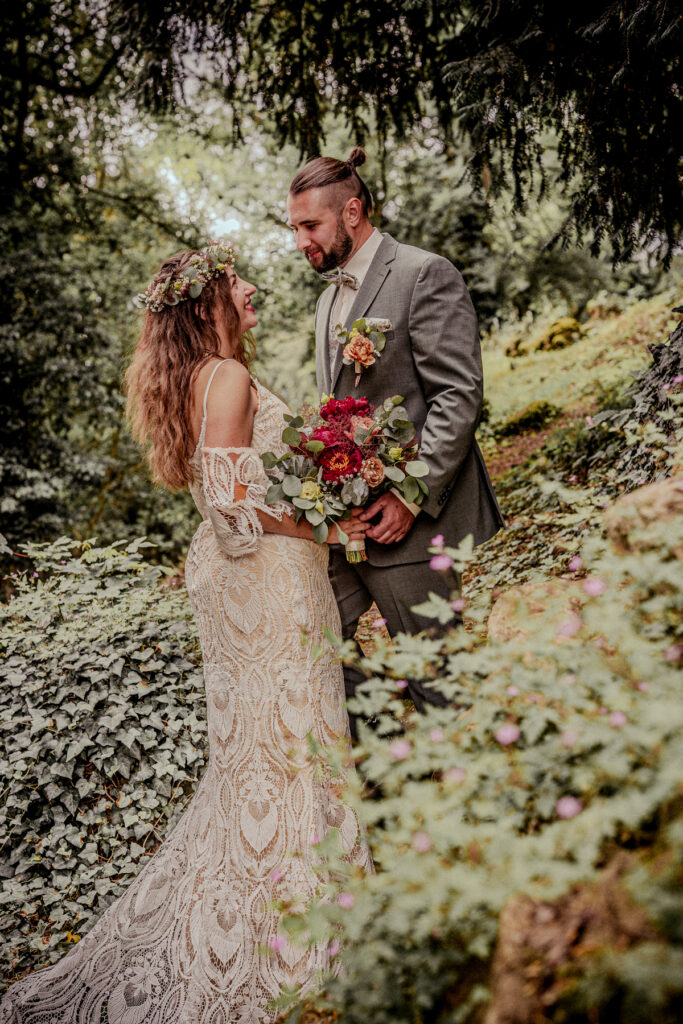 brautpaar bei hochzeit