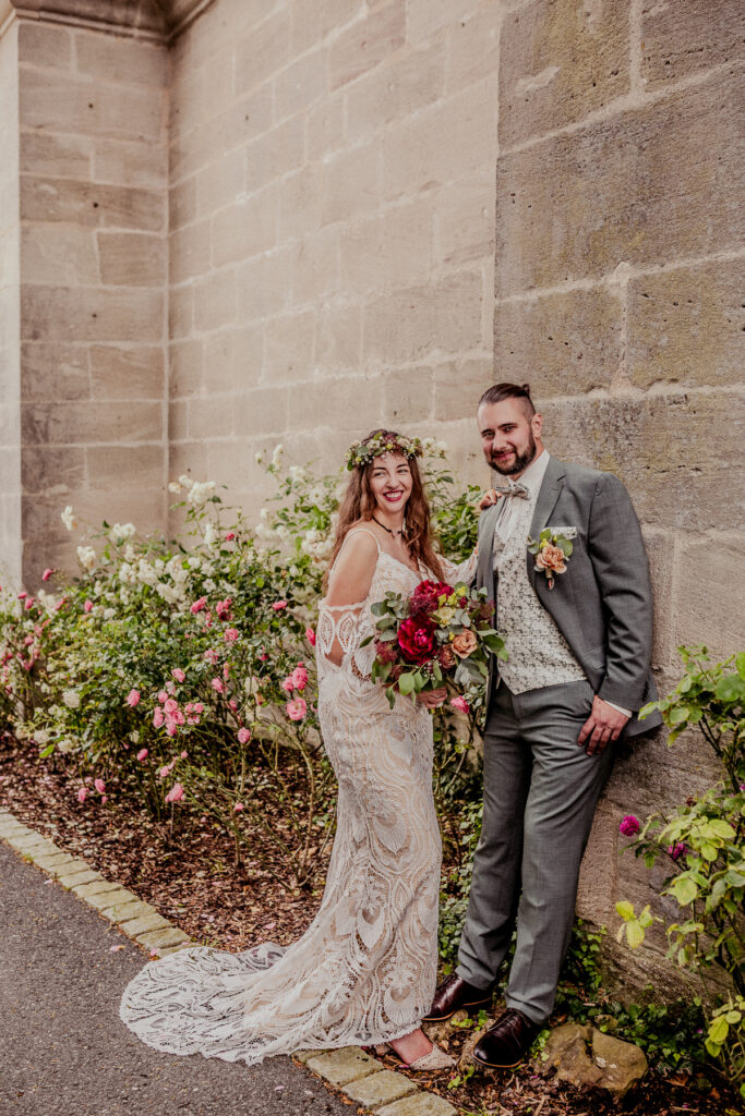 brautpaar bei hochzeit