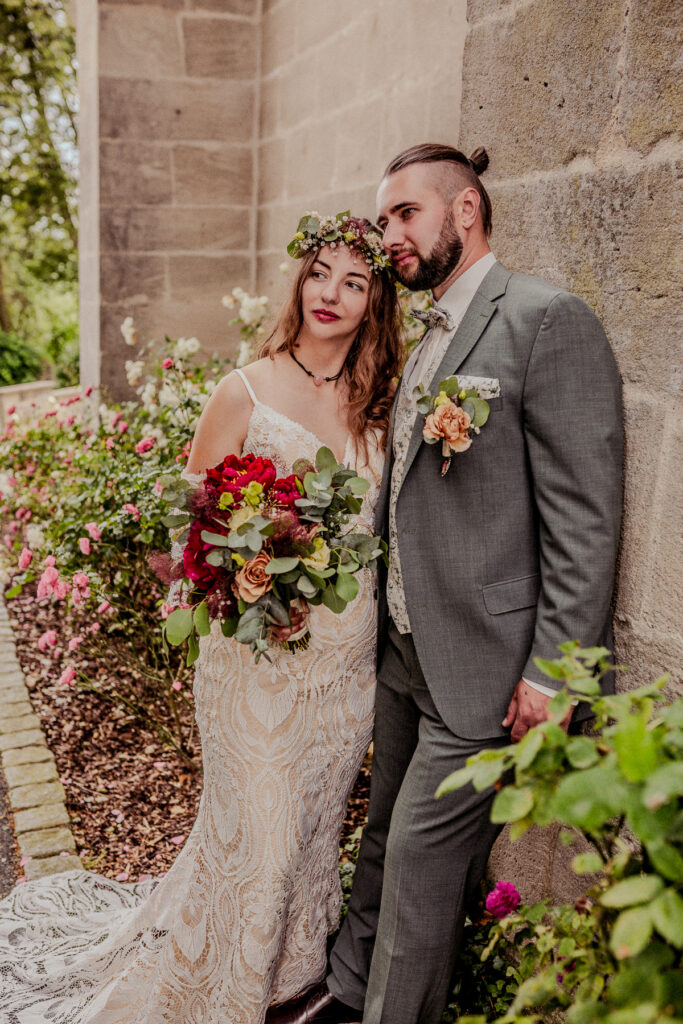 brautpaar bei hochzeit