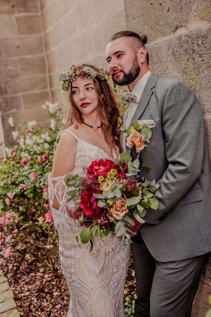 brautpaar bei hochzeit