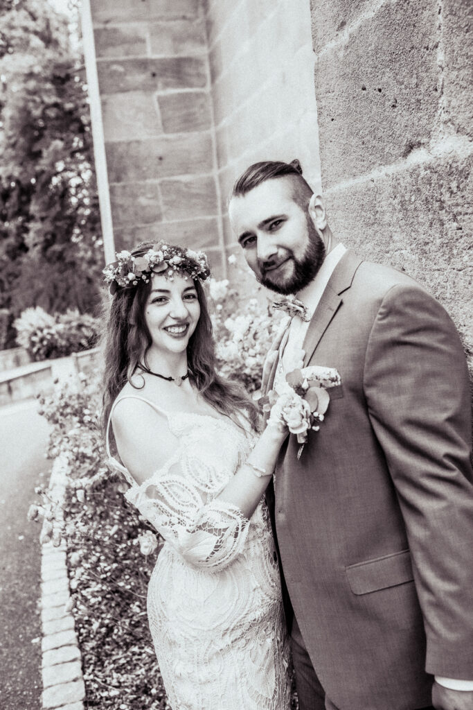 brautpaar bei hochzeit