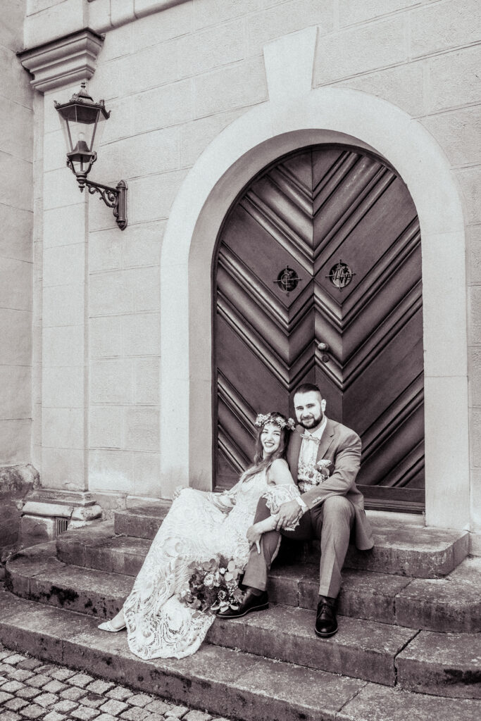 brautpaar bei hochzeit