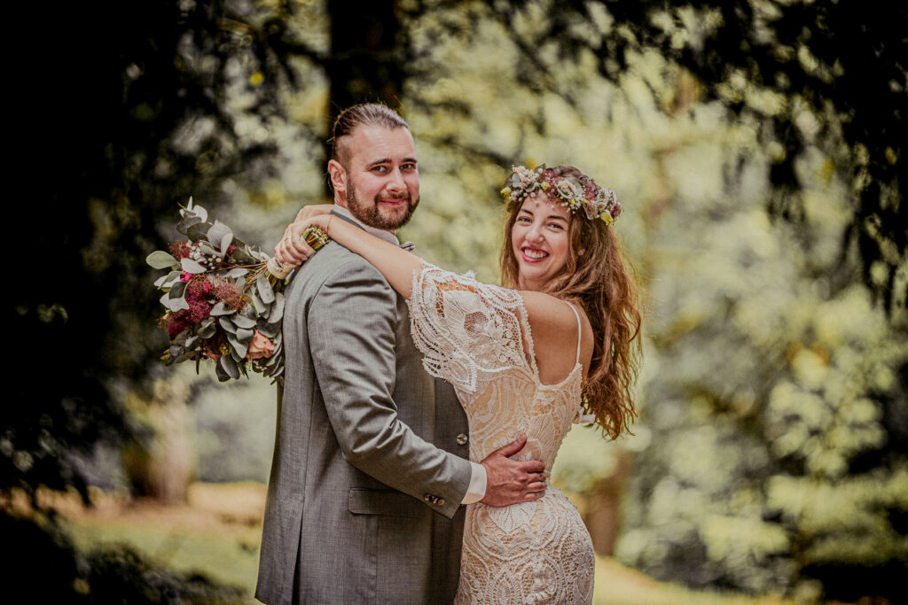 brautpaar bei hochzeit