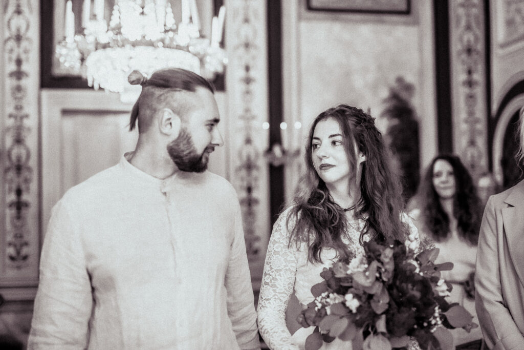 brautpaar bei hochzeit