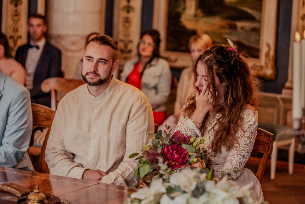 brautpaar bei hochzeit