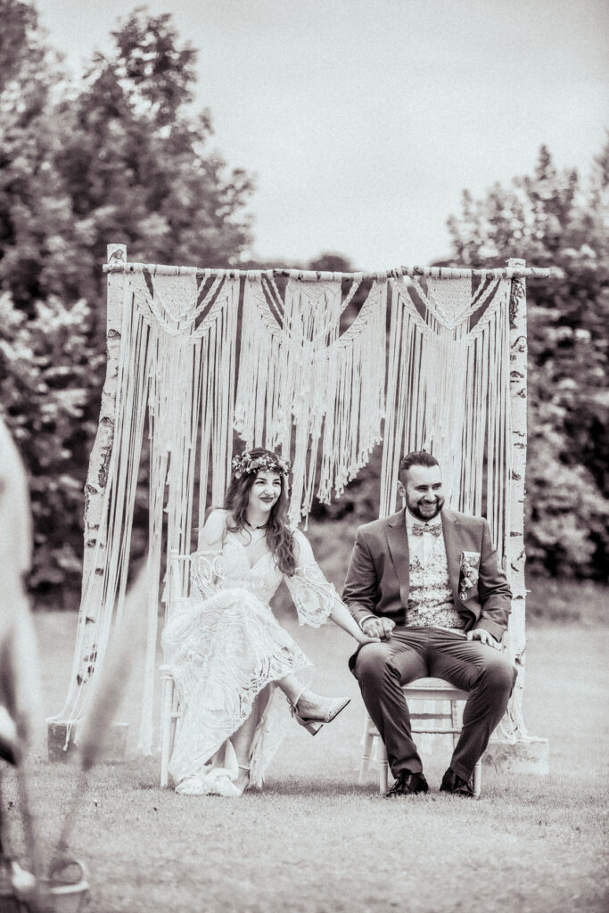 brautpaar bei hochzeit