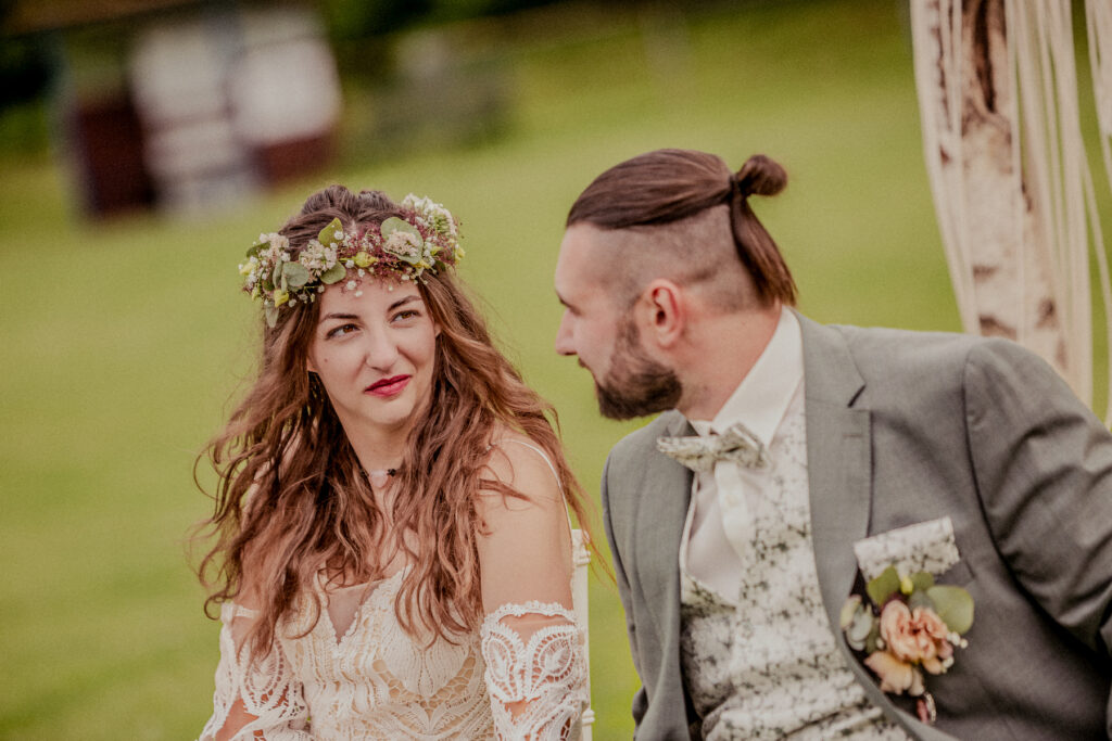 brautpaar bei hochzeit