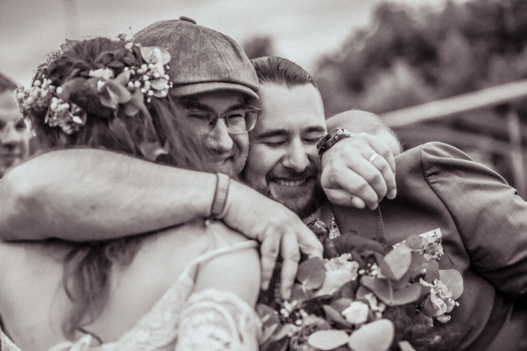 brautpaar bei hochzeit