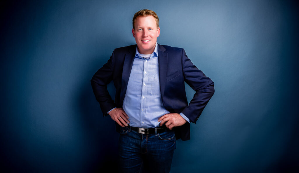 Natürliches Businessportrait eines Gemeinderatskandidaten aus Oberfranken